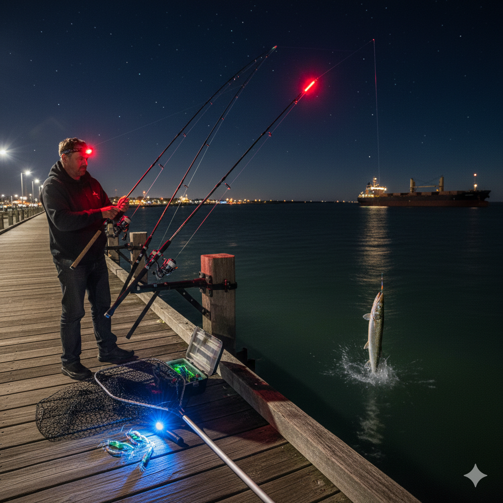 Wallaroo Jetty Night Fishing